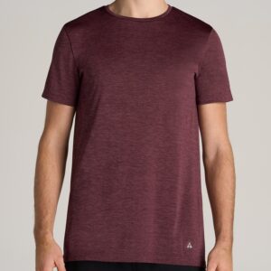 Athletic Jersey Tall Tee in Rust Red