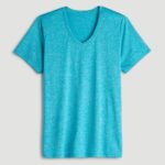American-Tall-Women-short-sleeve-active-v-neck-tee-Scuba-Blue-Mix-Off-Fig
