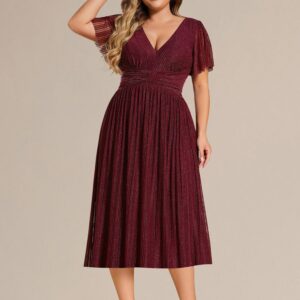 Plus size Glittery Formal Evening Dress