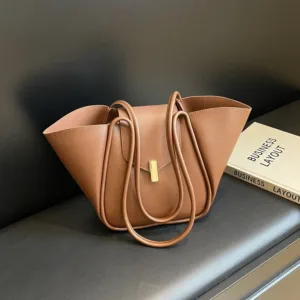 Fashionable Large Capacity Commuter Tote Bag Single Shoulder Underarm Bag Soft Material Cross-Border High-End New Style