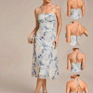 Bodycon Mesh Sleeveless Wedding Guest Dress